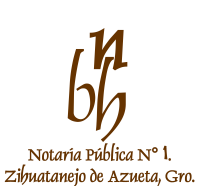 Notaría 1 Zihuatanejo, Lic. Bolivar Navarrete Heredia Notaría 1 Zihuatanejo, LOGO